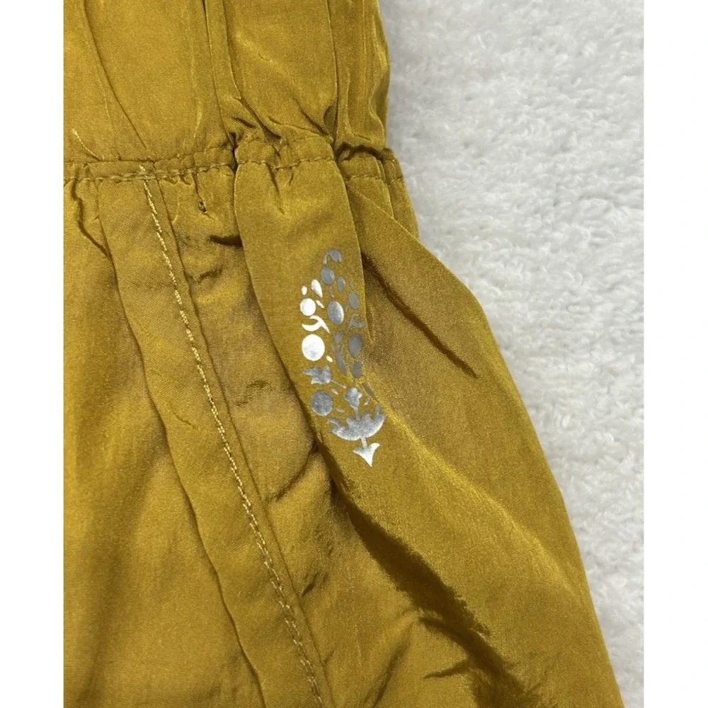 Free People Movement Womens Size L Yellow The Way Home Athletic Shorts (T2)